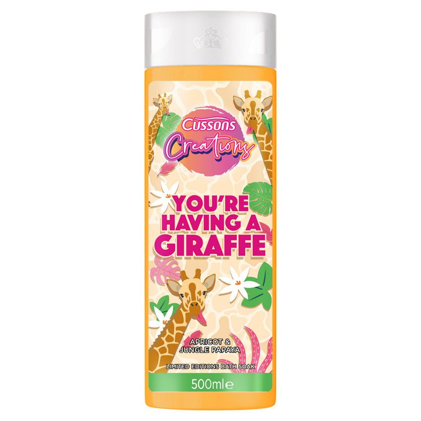 Cussons Creations Limited Editions Bath Soak Apricot & Jungle Papaya 500ml GOODS ASDA   