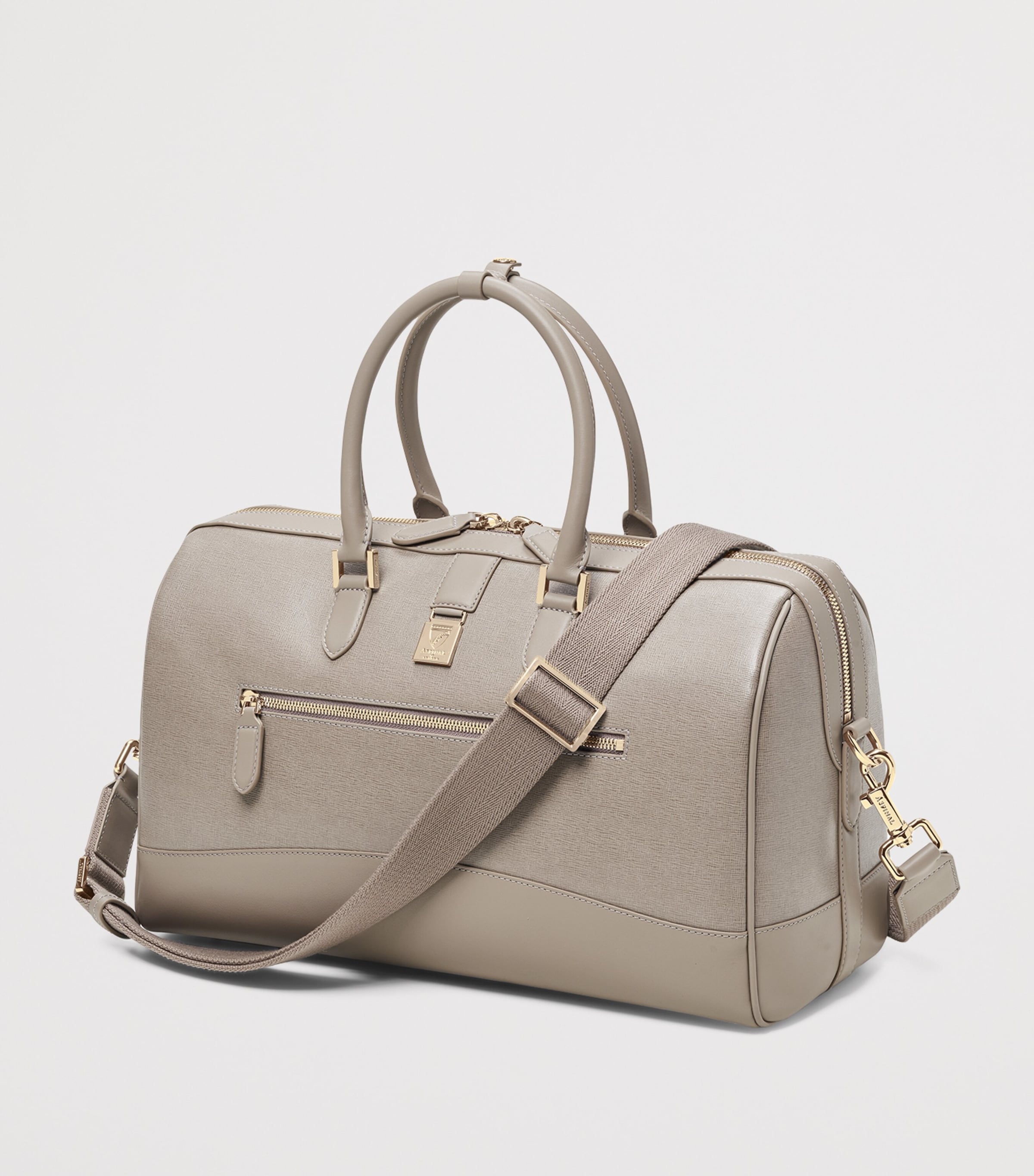 Aspinal Of London Leather Connaught Holdall - British product