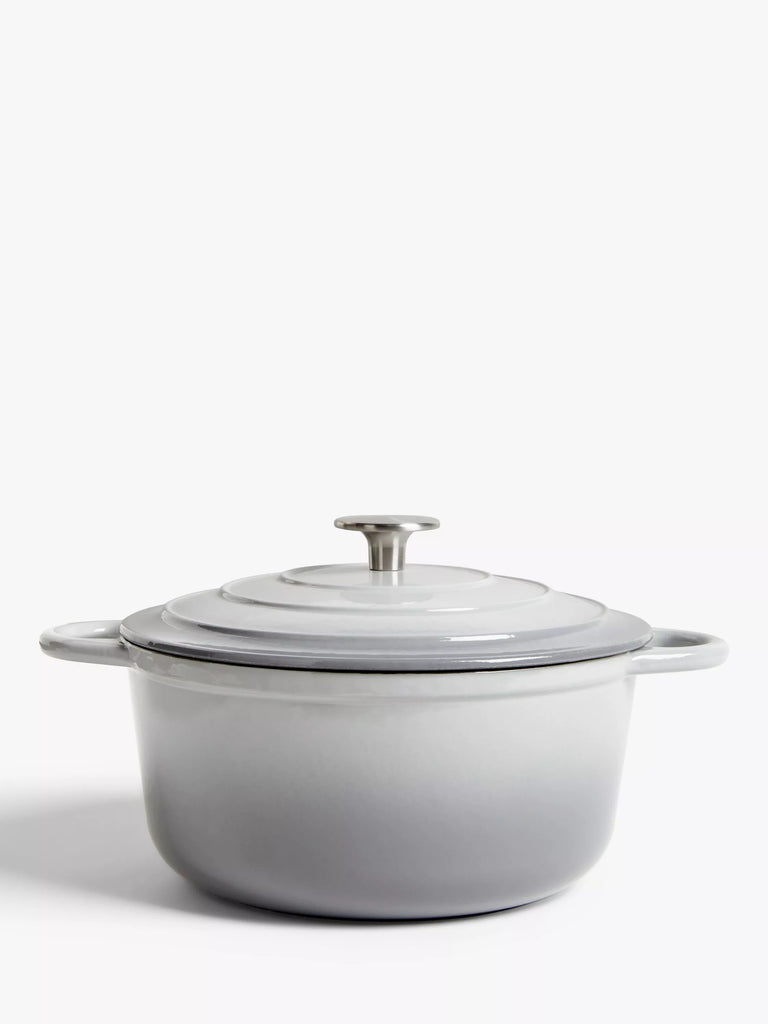 John Lewis Cast Iron Round Casserole