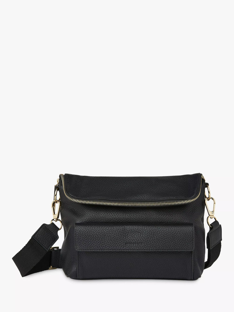 Whistles Vida Leather cross body bag (British brand)
