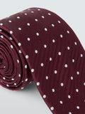 John Lewis pure silk polka dot tie, UK version