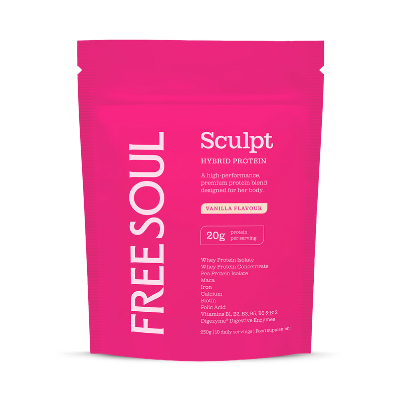 Free Soul hybrid protein powder vanilla 250g - British product