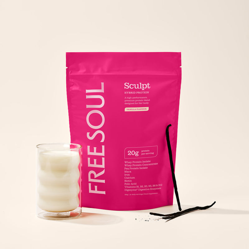 Free Soul hybrid protein powder vanilla 250g - British product
