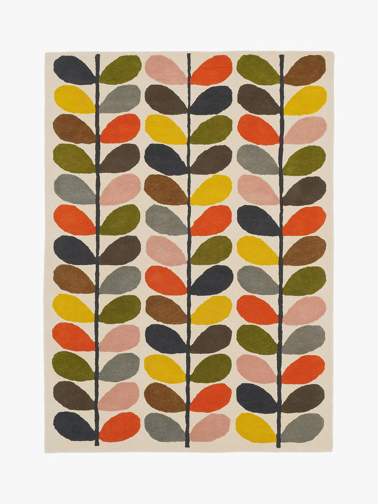 Orla Kiely Linear Stem Wool Rug