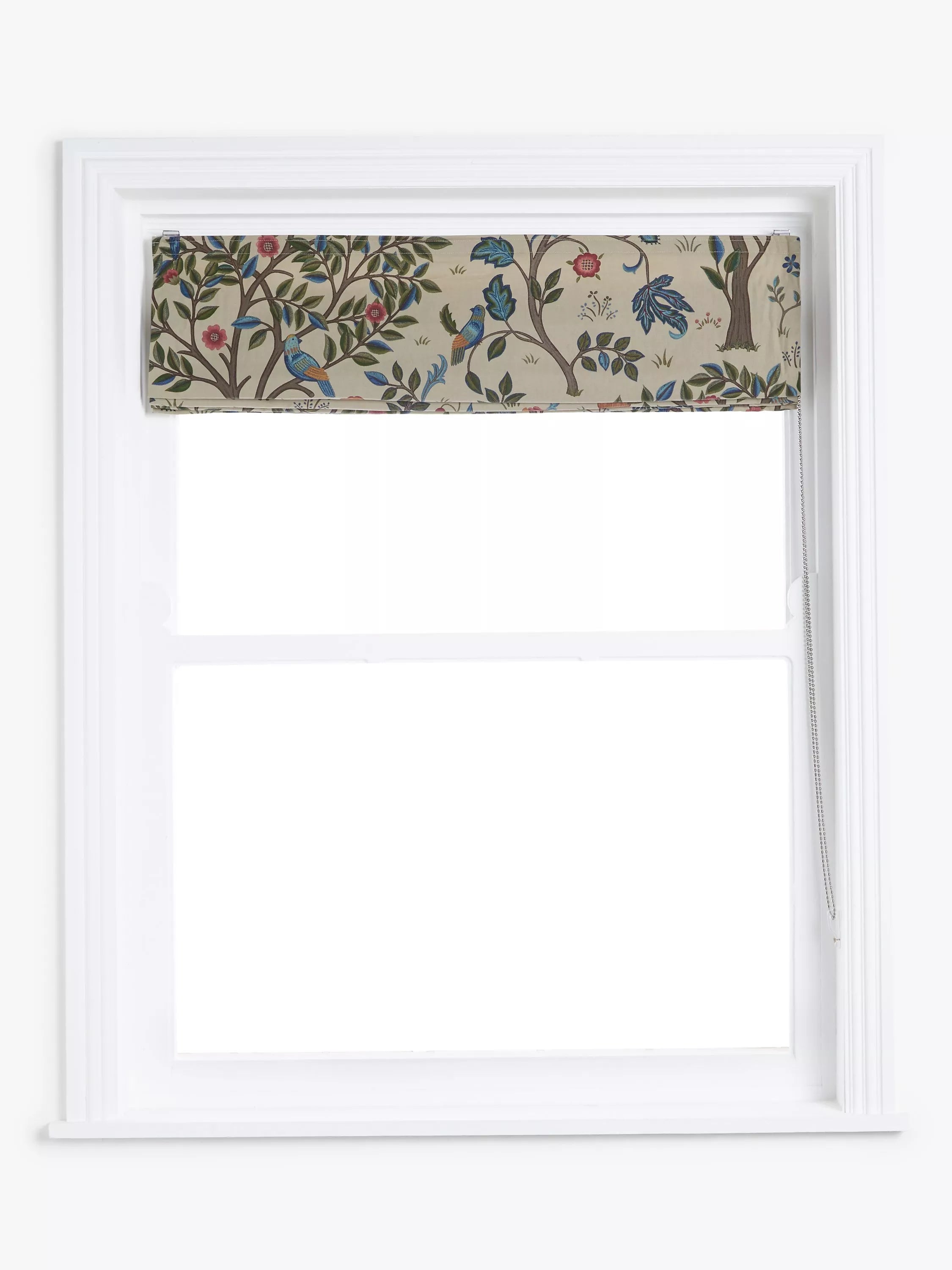 Morris & Co. Kelmscott Tree Roman blind 140cm drop, UK version