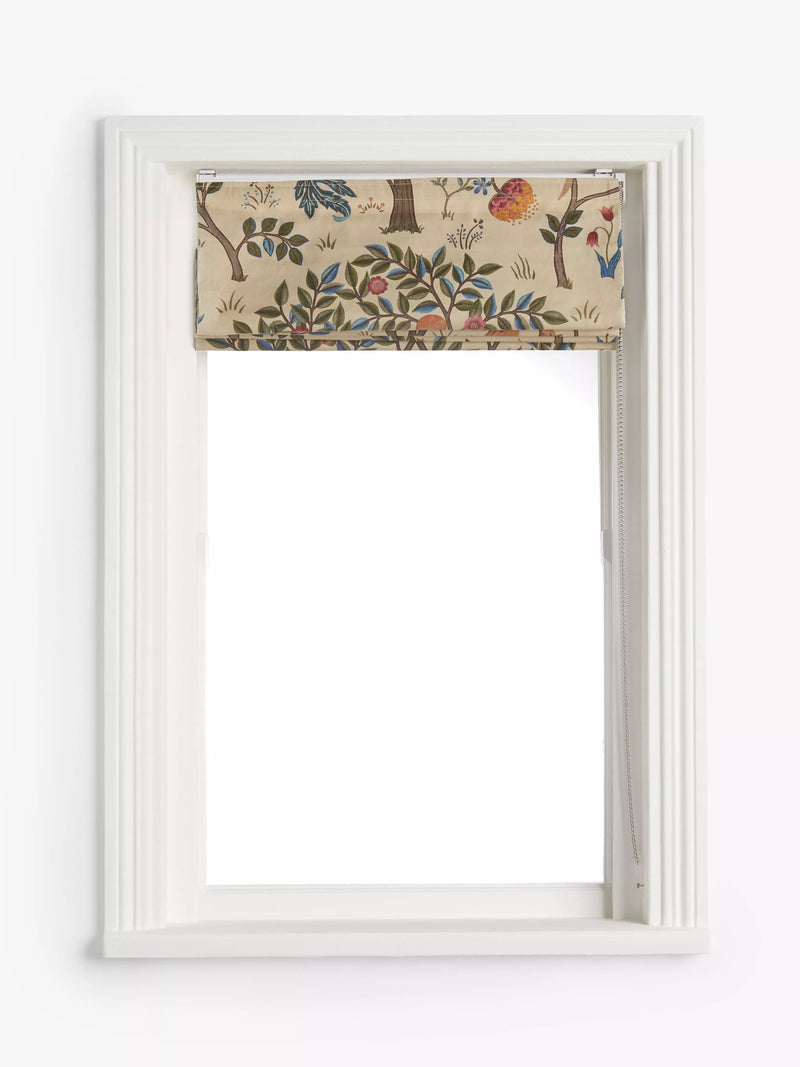 Morris & Co. Kelmscott Tree Roman blind 140cm drop, UK version