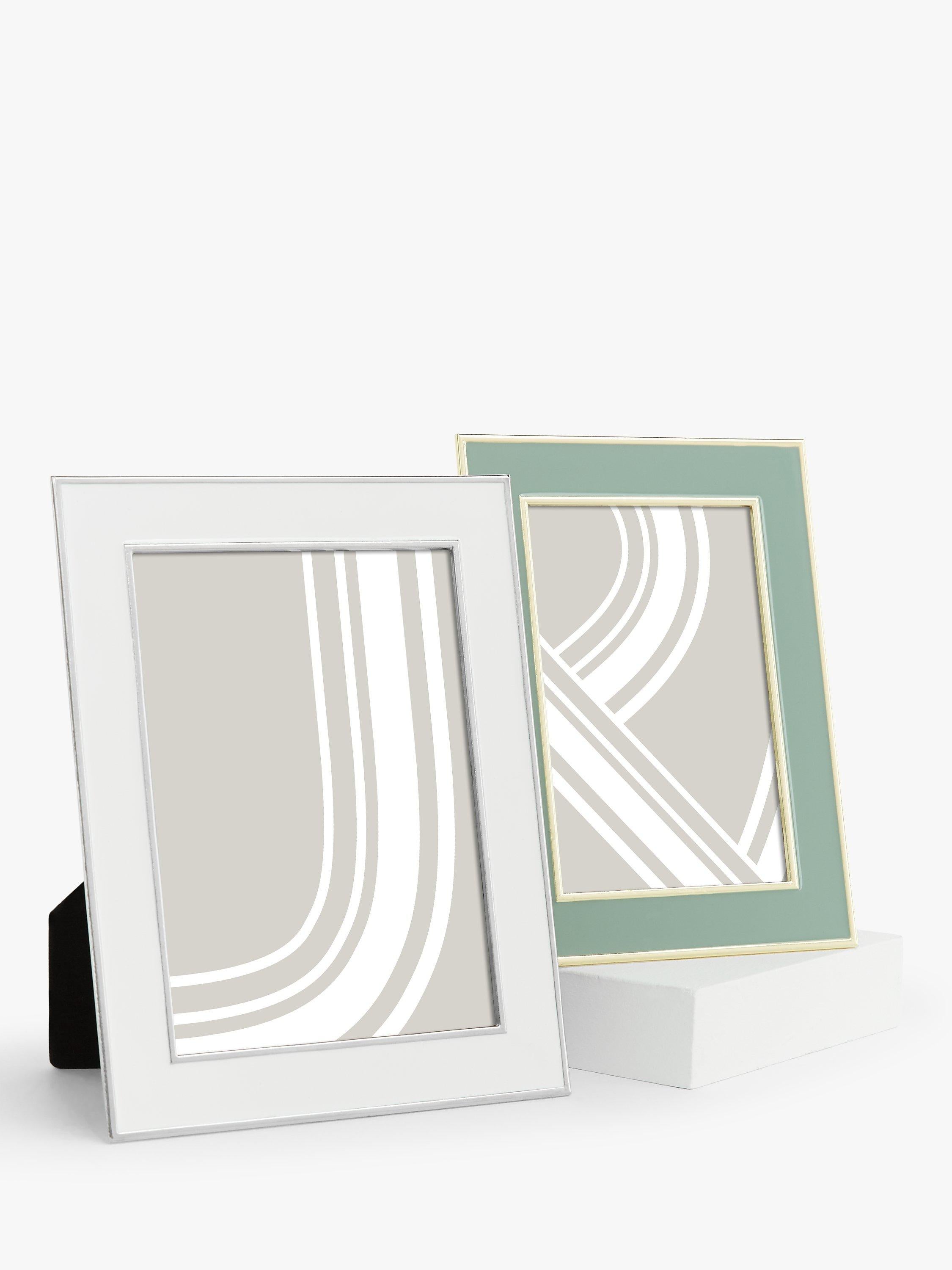 John Lewis enamel photo frame 6 x 8 inch, imported from the UK