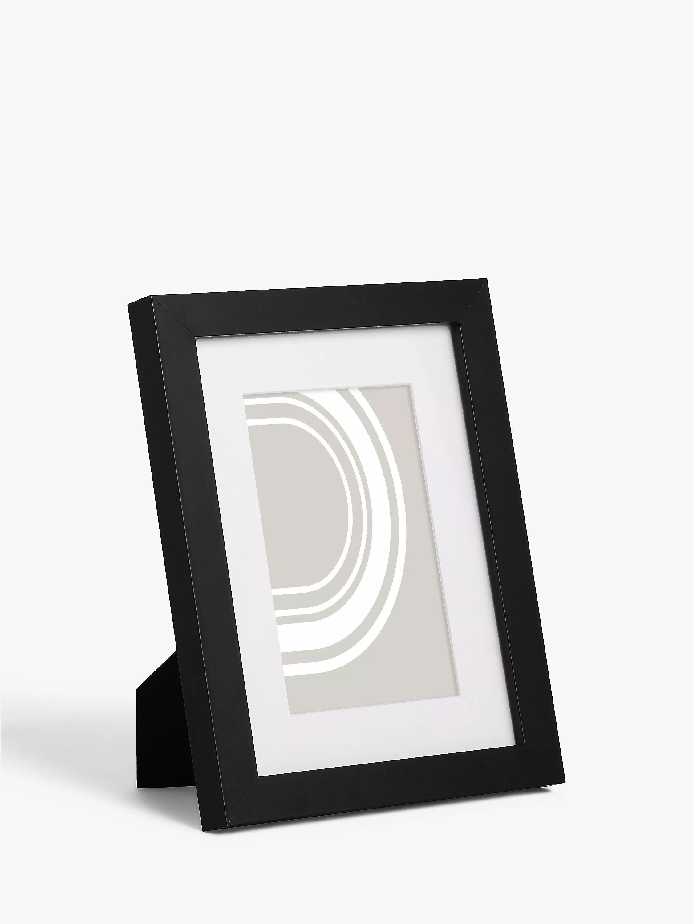 John Lewis Photo Frame & Mount - Grey 8 x 10" (20 x 25cm)