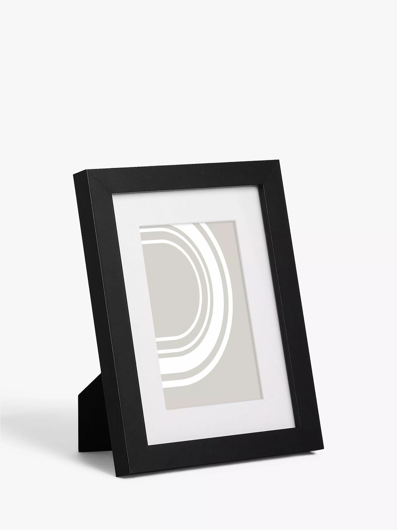 John Lewis Photo Frame & Mount - Grey 8 x 10" (20 x 25cm)