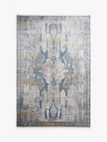 Gooch Luxury distressed ornate rug blue 230x160cm (British brand)