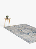 Gooch Luxury distressed ornate rug blue 230x160cm (British brand)