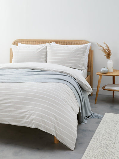 John Lewis John Lewis Pyjama Stripe Duvet Cover Set- Buy online at McGrocer