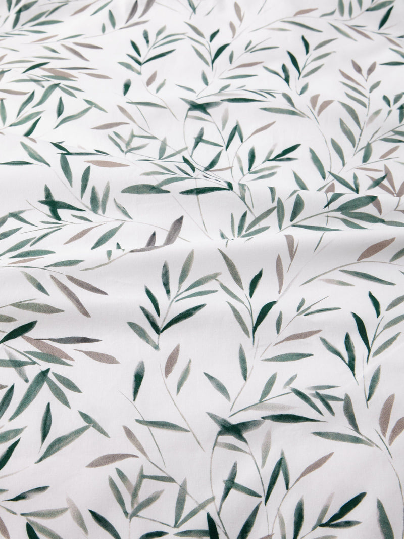 John Lewis Langley double duvet cover leaf print imported from the UK