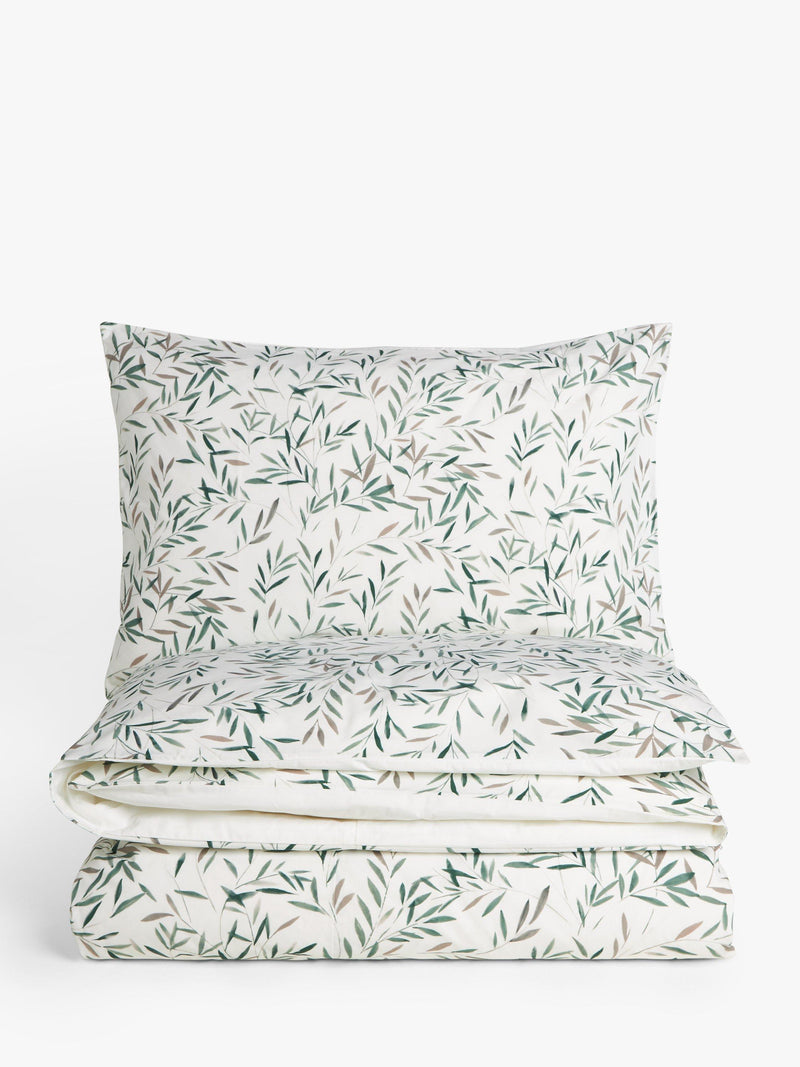 John Lewis Langley double duvet cover leaf print imported from the UK