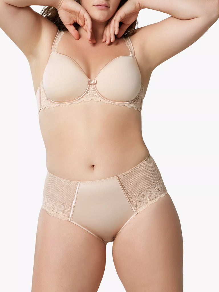 Maison Lejaby Gaby High Waisted Briefs, Rose Fume