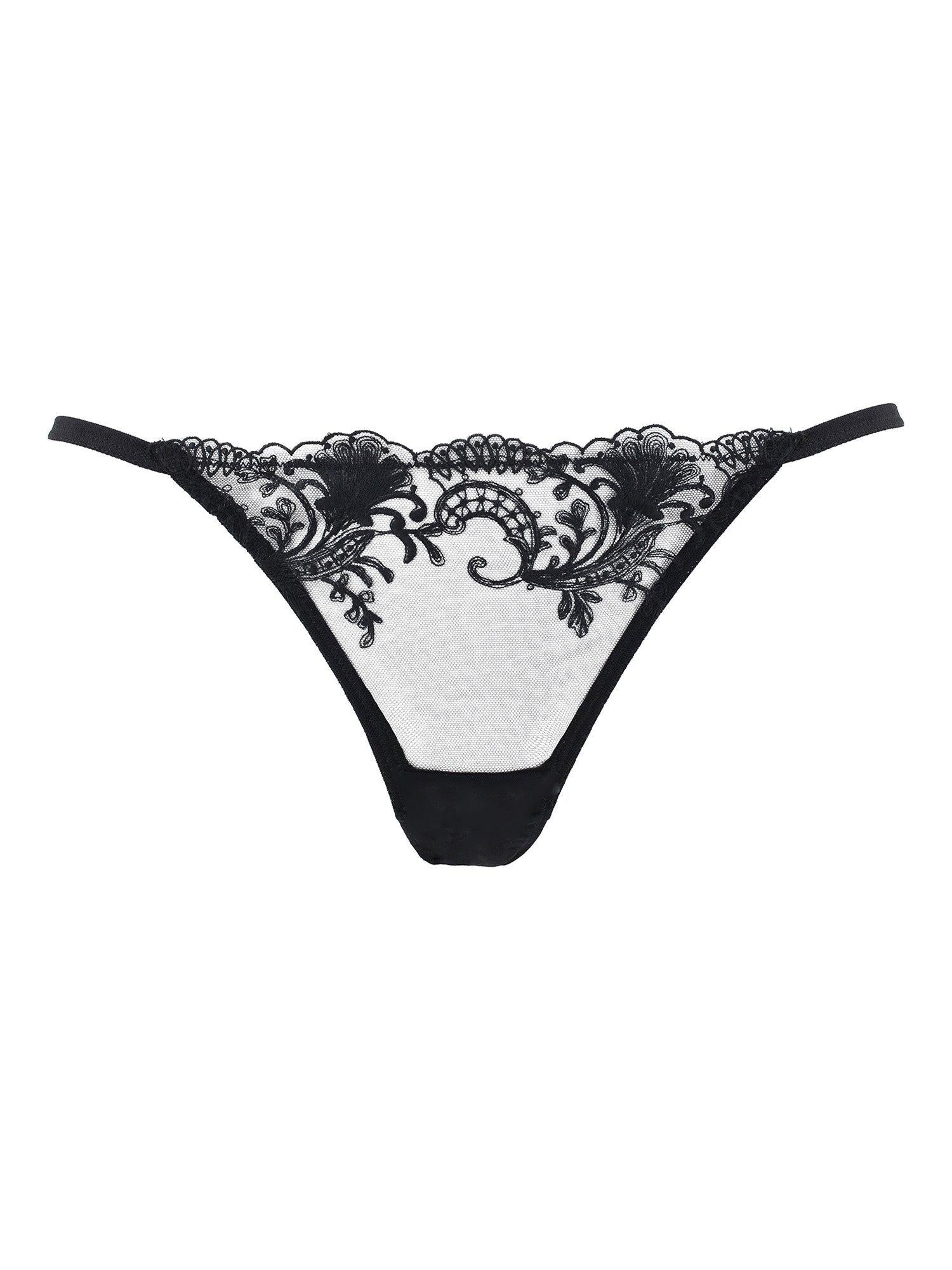Bluebella tanga knickers black - British product