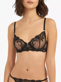 Bluebella Marseille Lace Bra, Black