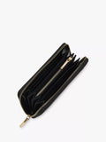 Whistles black leather long purse shiny croc, imported from the UK