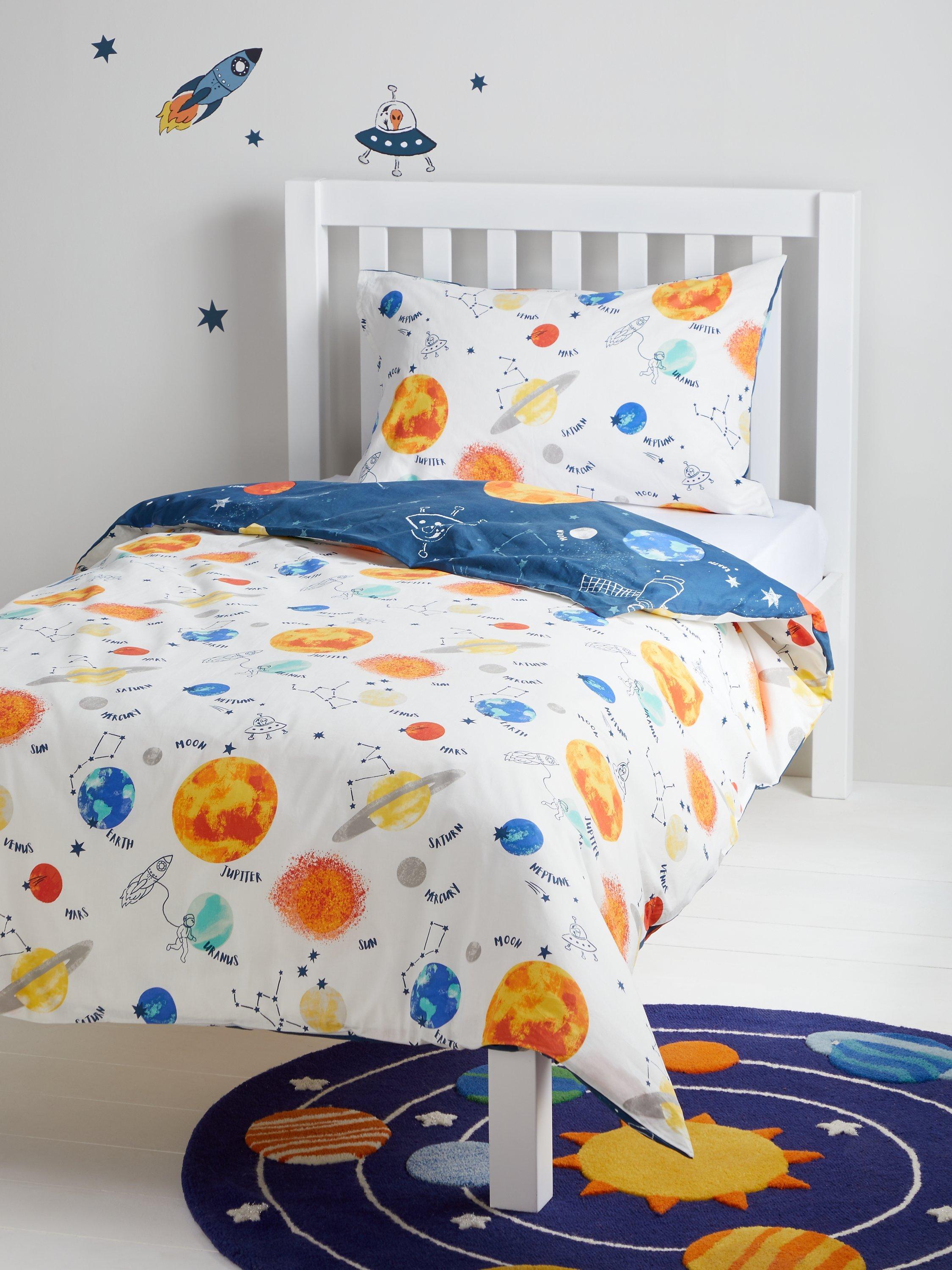 John Lewis duvet cover glow in the dark single (British brand)