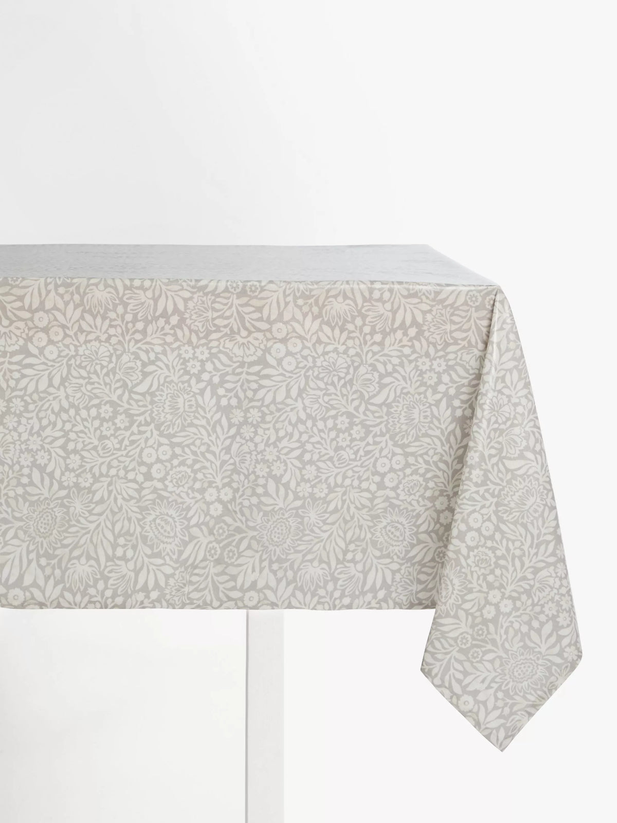 John Lewis tablecloth Hidcote floral print grey 180x140cm, UK version