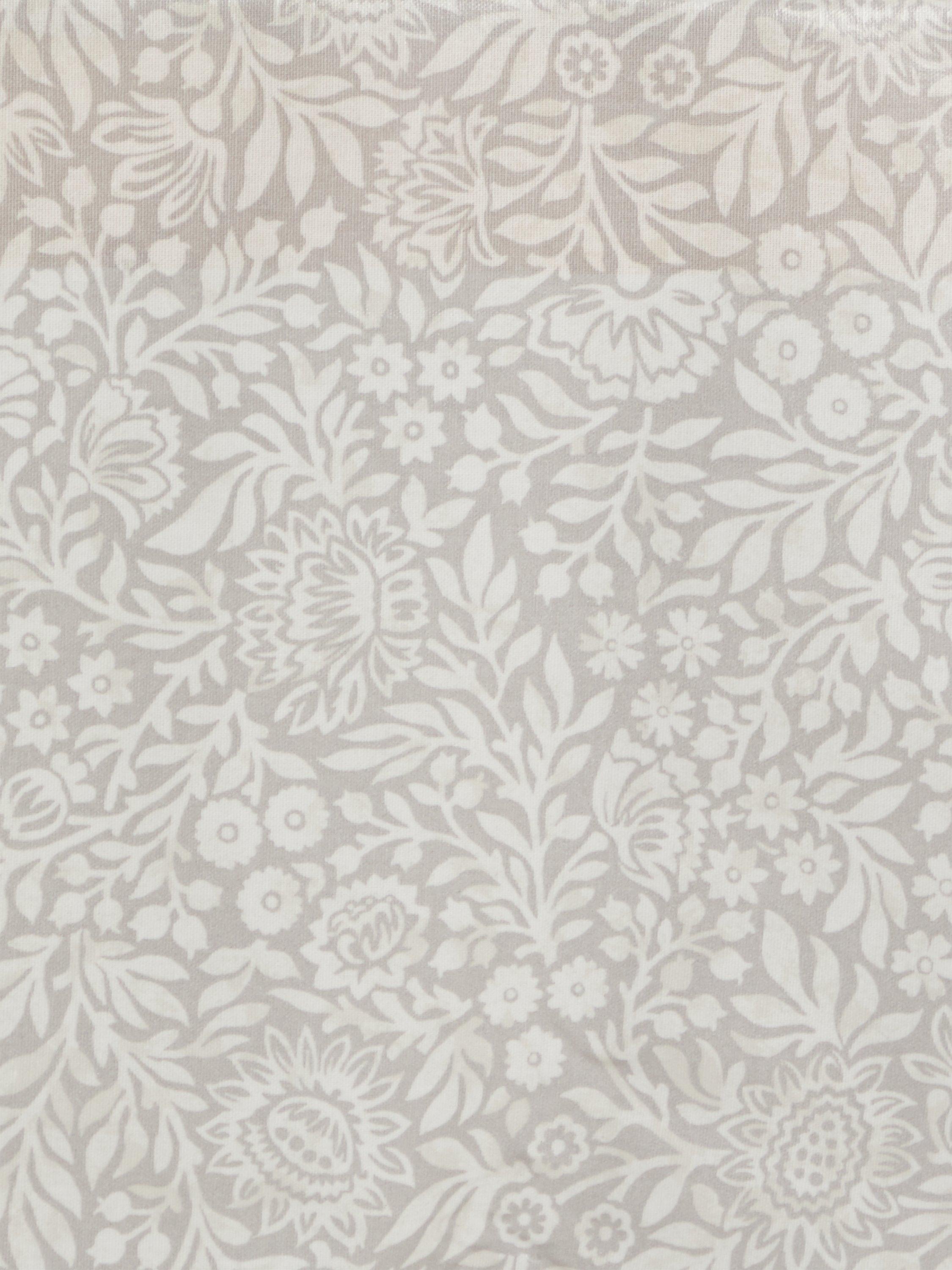 John Lewis tablecloth Hidcote floral print grey 180x140cm, UK version