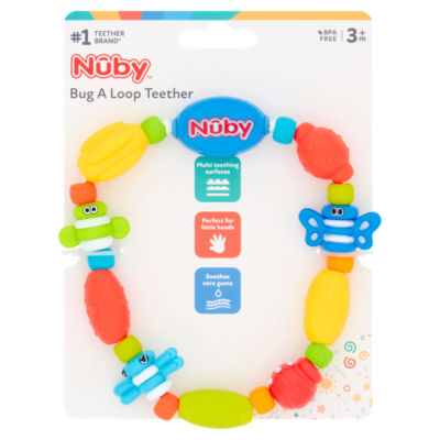 Nuby Bug a Loop Baby-Beißring 3m+