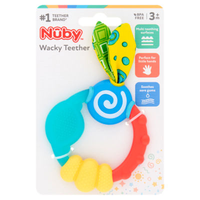 Nuby Wacky Teether 3m+ Baby Teether