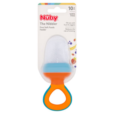 Nuby The Nibbler Frnkost-Flaschensauger für Babys ab 6 Monaten+