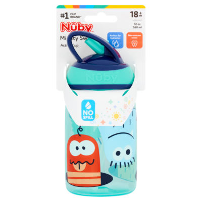 Nuby Mighty Swig Active Cup 18m+ 360ml, imported from the UK
