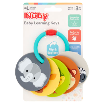 Nuby Baby Learning Keys 3+ M Bitelek