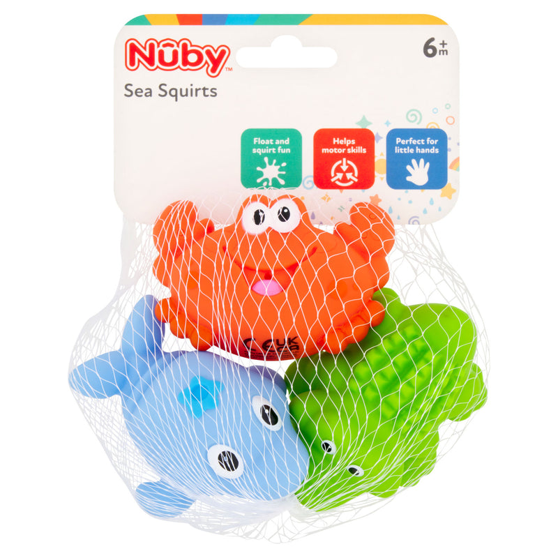 Nûby baby bath toy Sea Squirts, imported from the UK