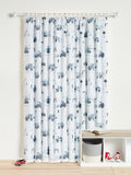 John Lewis construction print children's curtains with blackout lining (British brand)