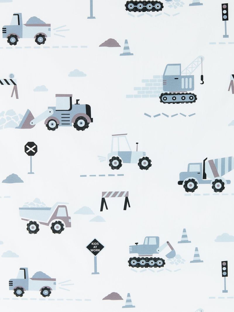 John Lewis construction print children's curtains with blackout lining (British brand)