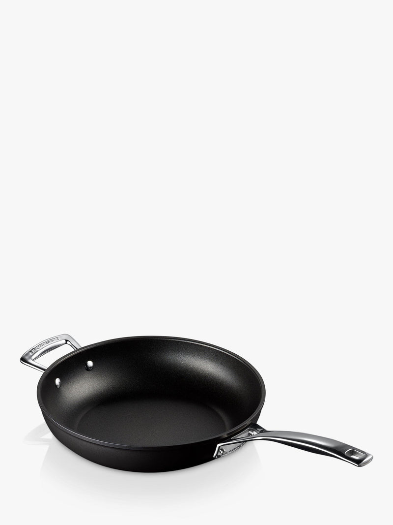 Le Creuset Toughened Non-Stick Deep Frying Pan 28cm, imported from the UK