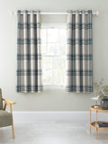 John Lewis Afton check weave thermal curtains 167x137cm (British brand)