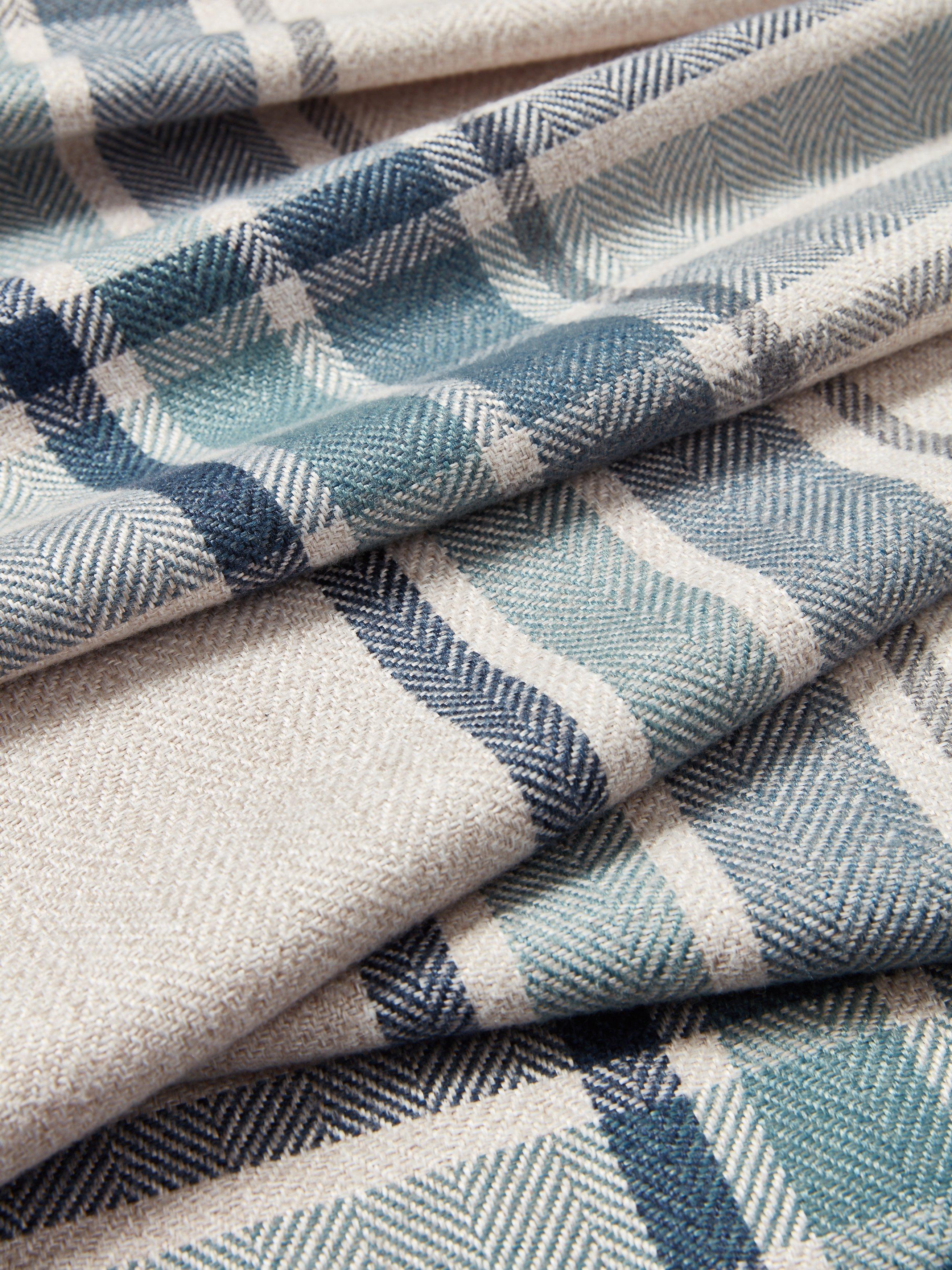 John Lewis Afton check weave thermal curtains 167x137cm (British brand)