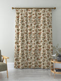 John Lewis Cordelia floral weave lined curtains 137cm drop - British product