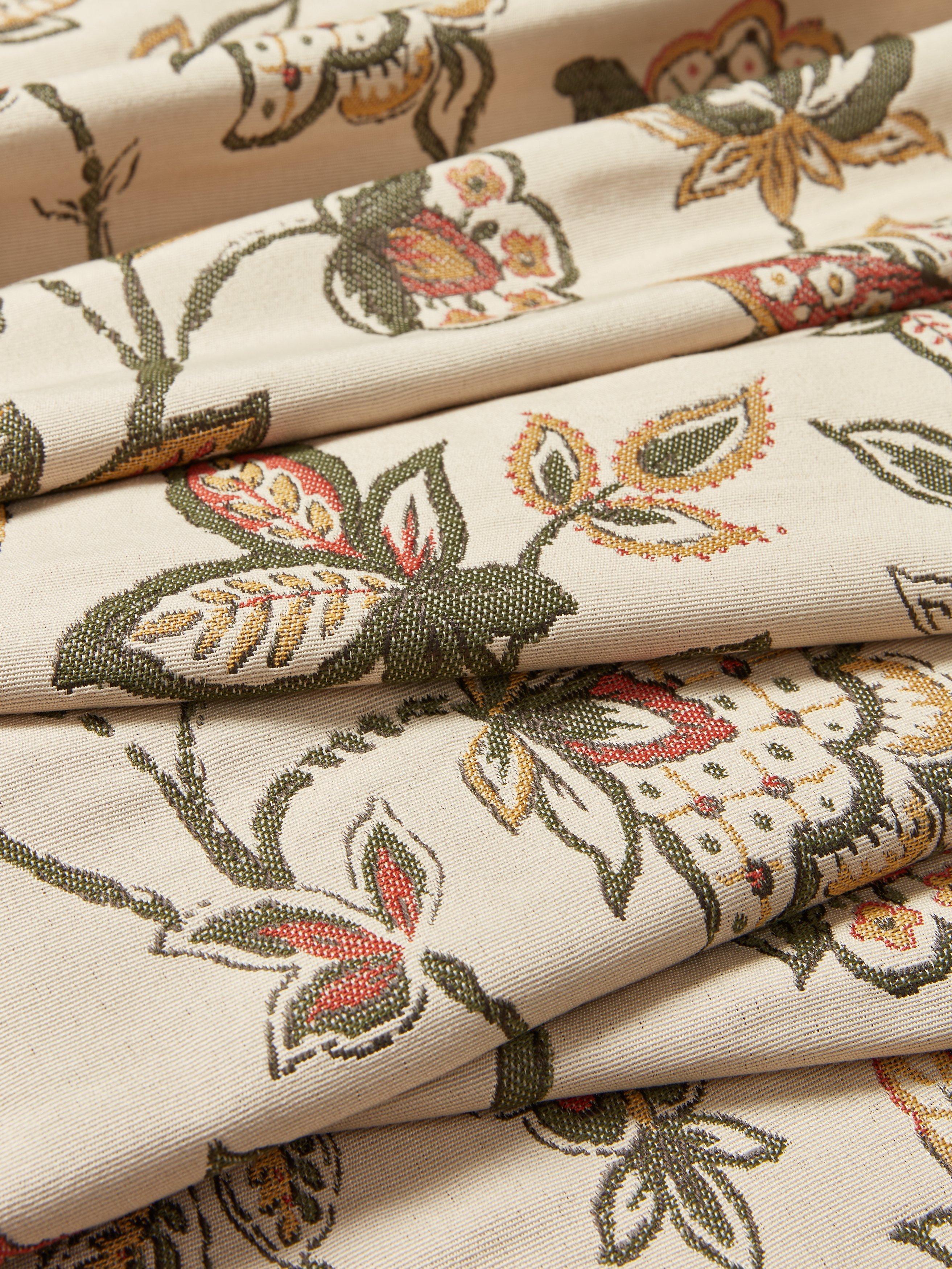 John Lewis Cordelia floral weave lined curtains 137cm drop - British product
