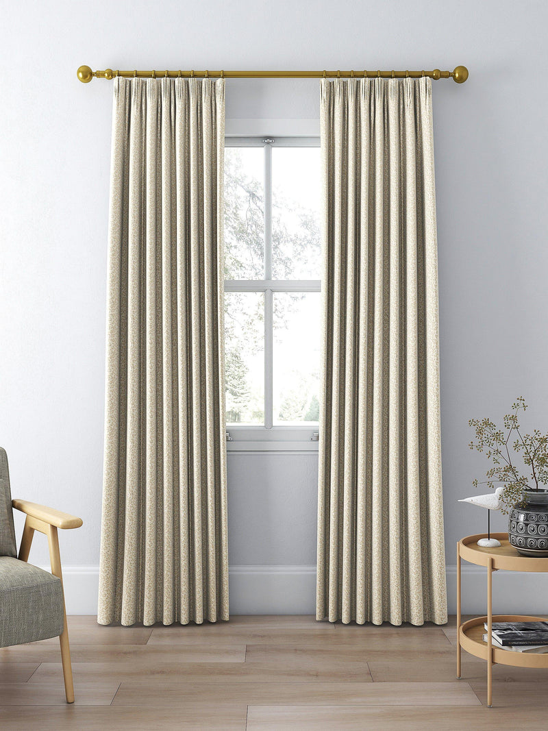 John Lewis Ivy Leaf weave lined curtains, imported from the UK