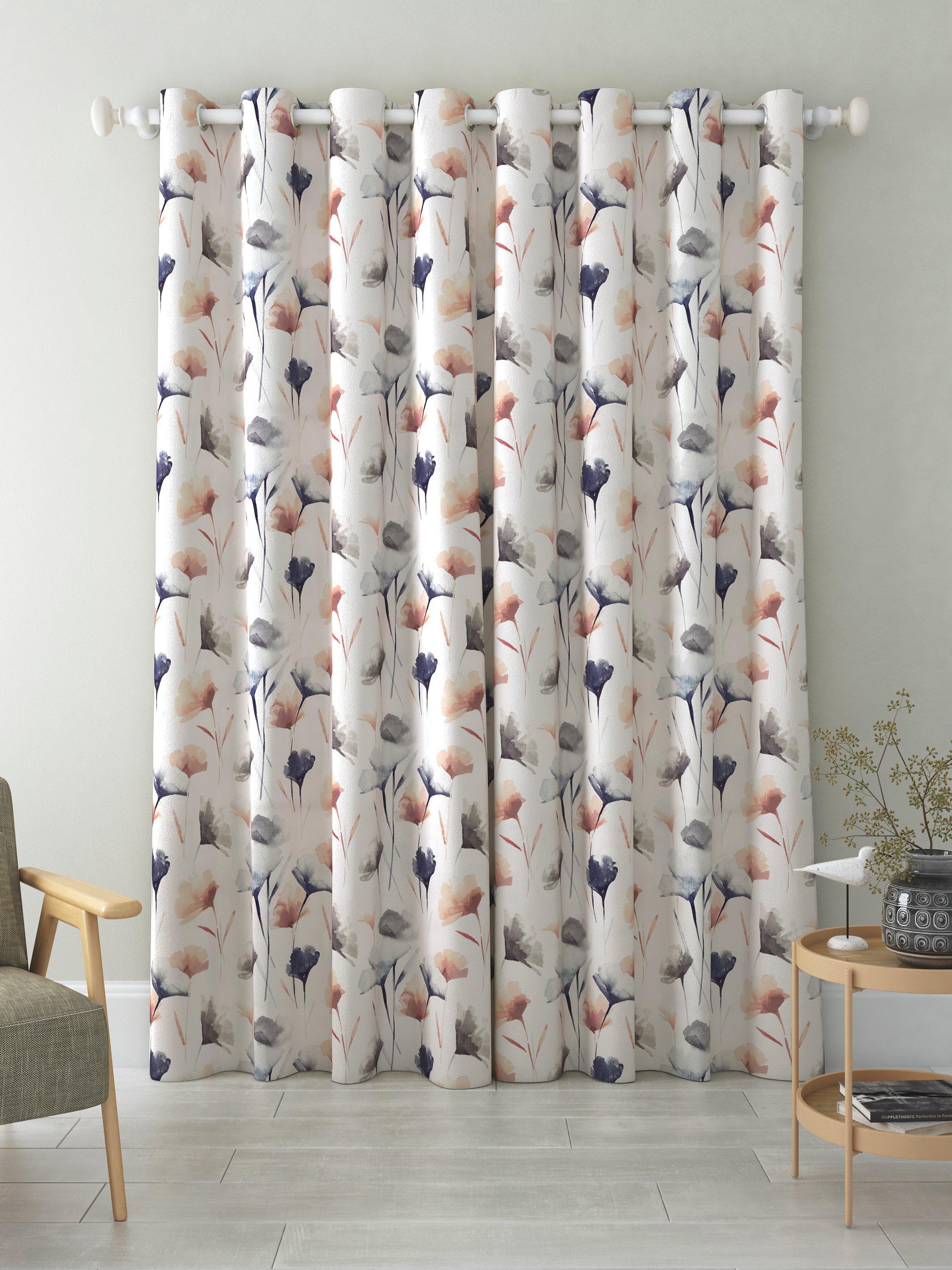 John Lewis ginkgo print blackout curtains 137x167cm - British product