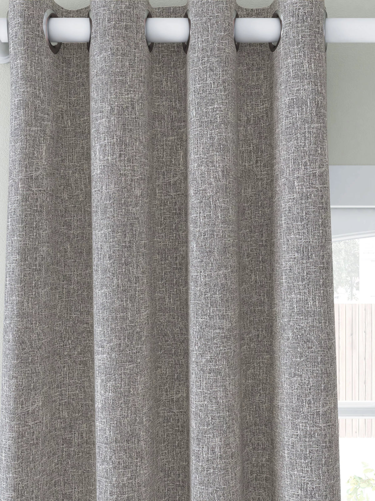 John Lewis boucle blackout curtains 182cm drop (British brand)