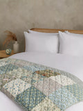 John Lewis Tilly quilt in blue super king size, UK version