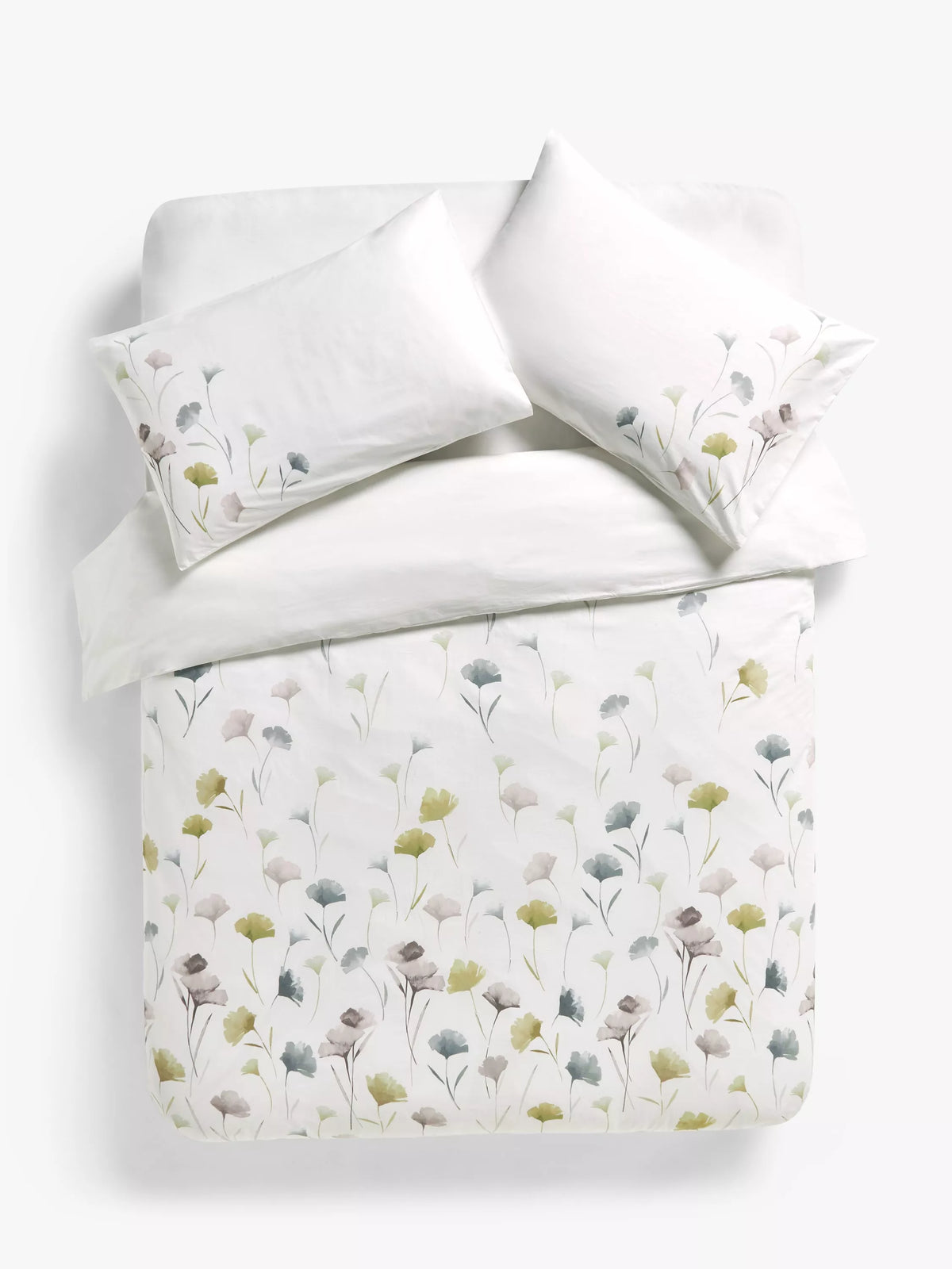 John Lewis ginkgo panel duvet cover set double (British brand)