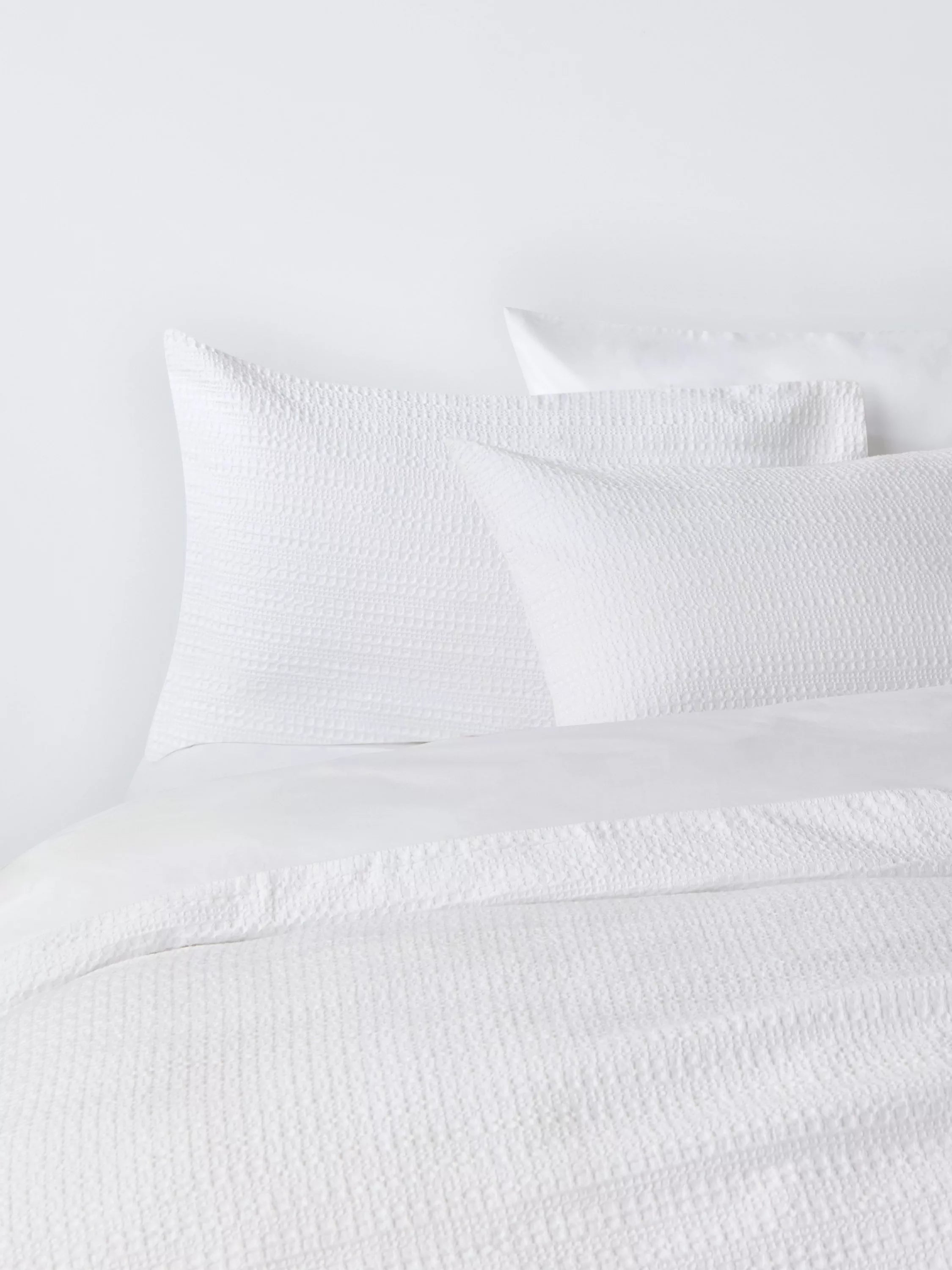 John Lewis stripe waffle cotton bedding, imported from the UK