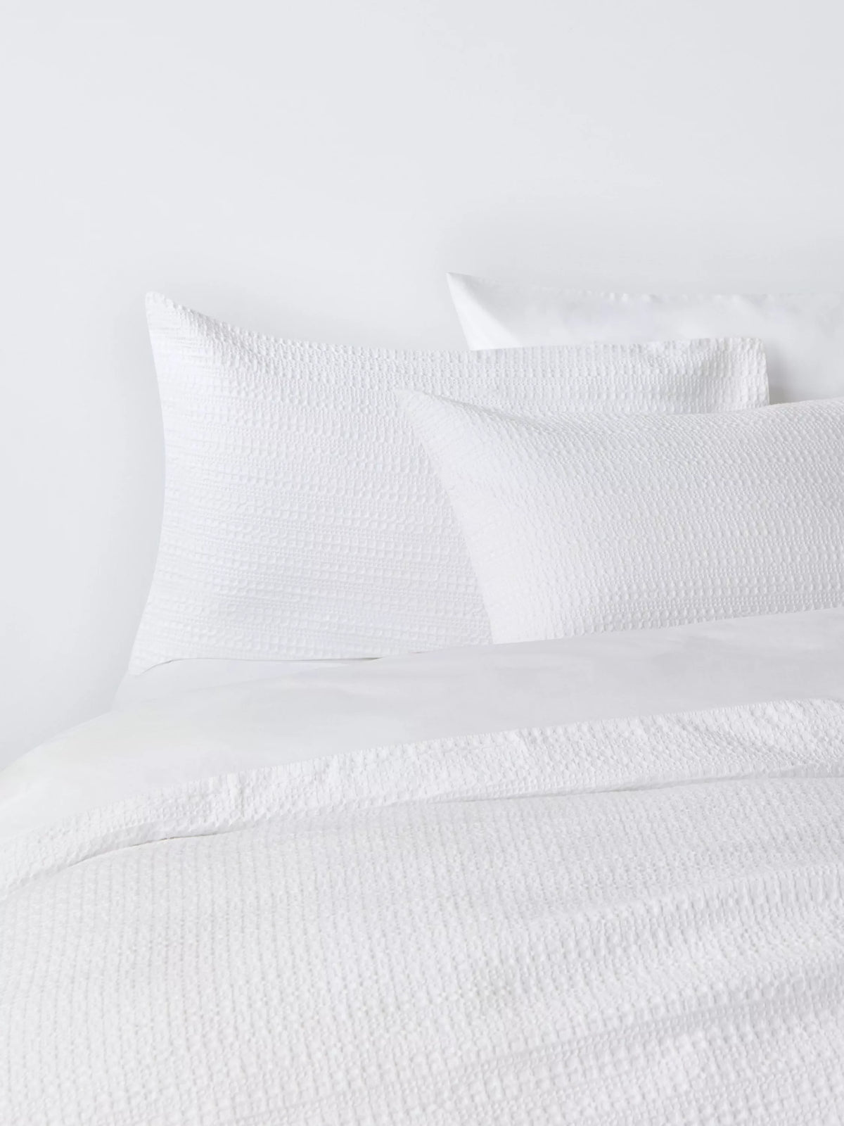 John Lewis stripe waffle cotton bedding, imported from the UK