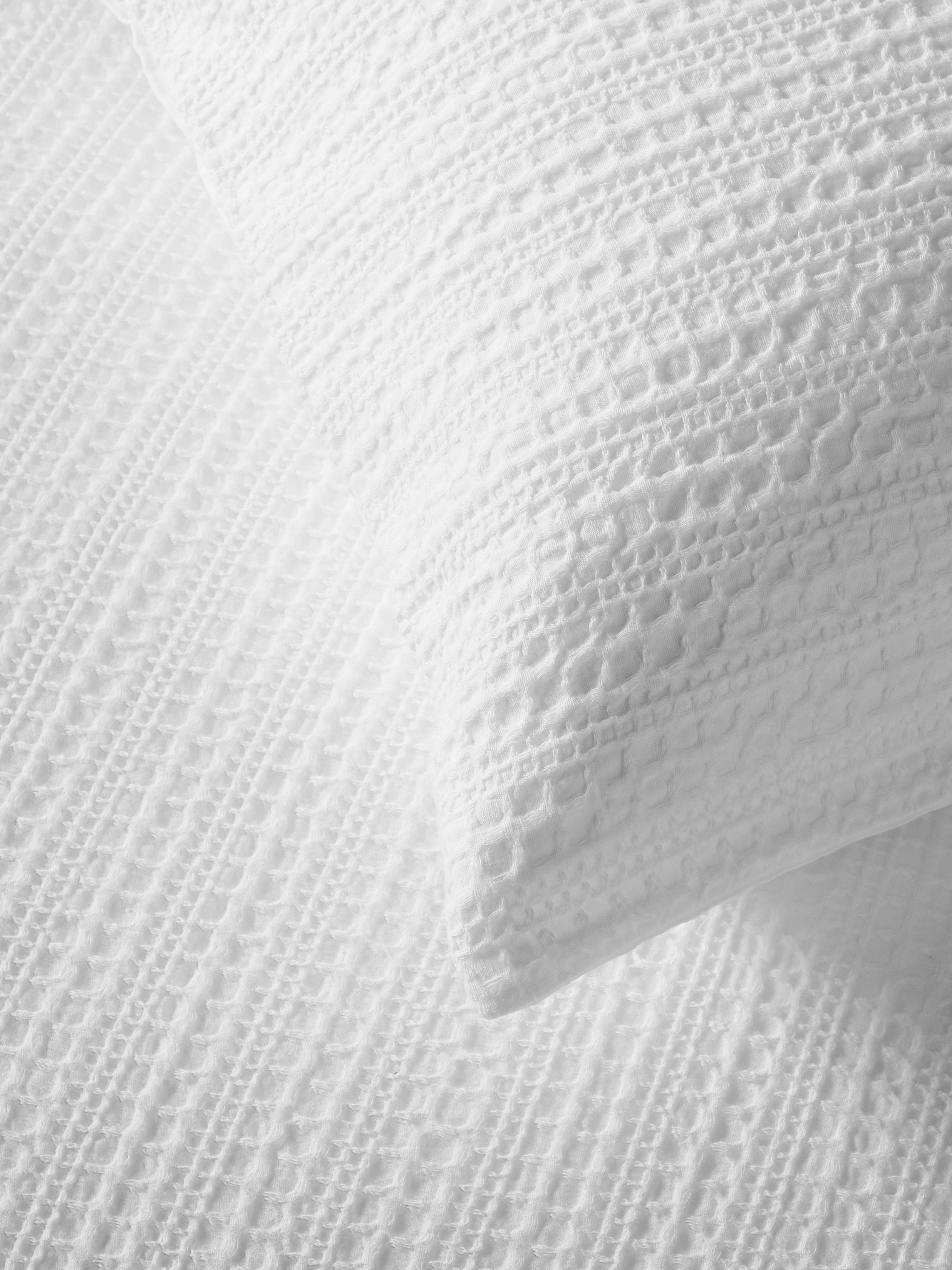 John Lewis stripe waffle cotton bedding, imported from the UK