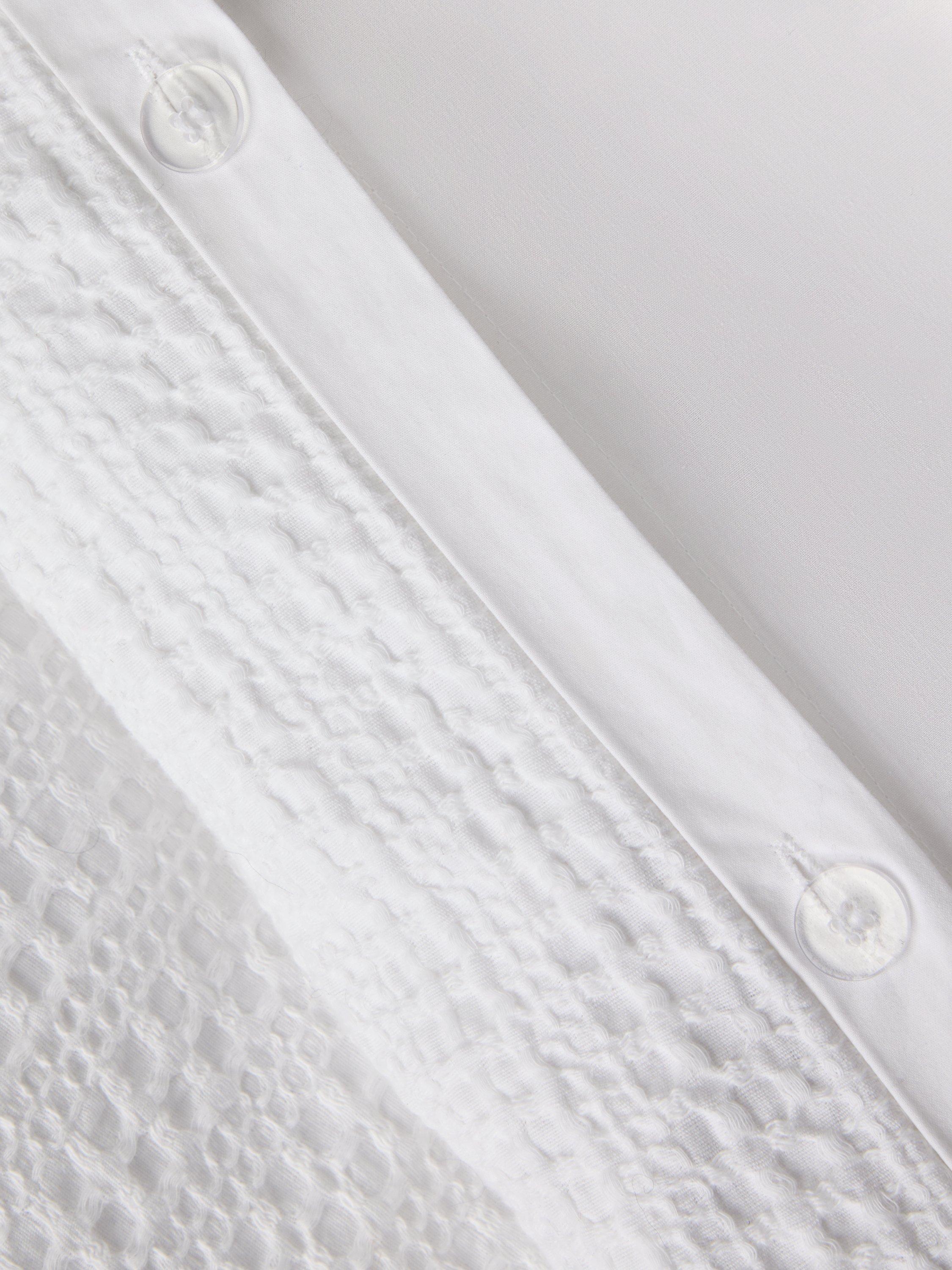 John Lewis stripe waffle cotton bedding, imported from the UK