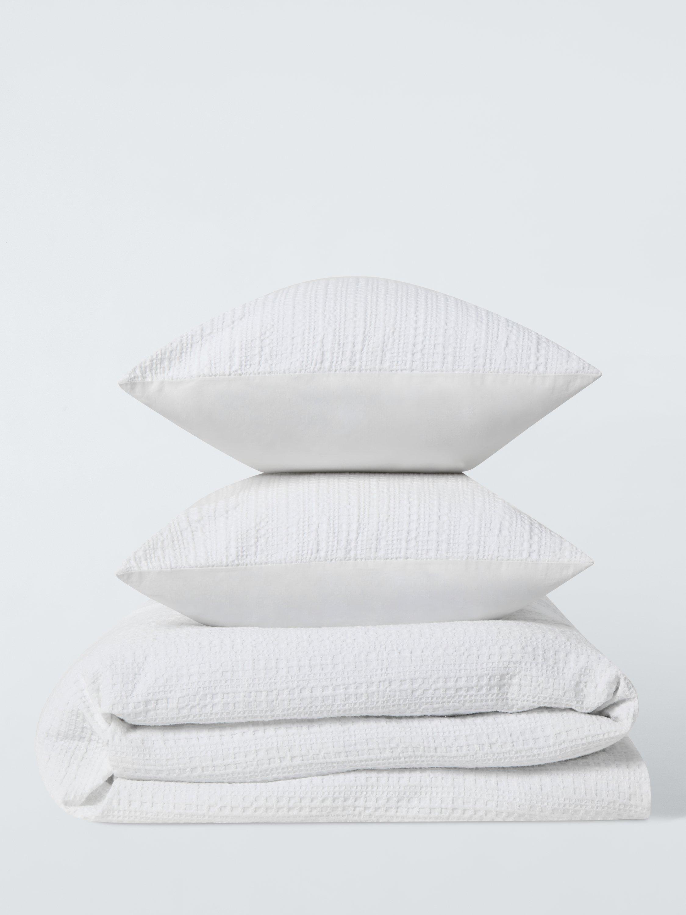 John Lewis stripe waffle cotton bedding, imported from the UK