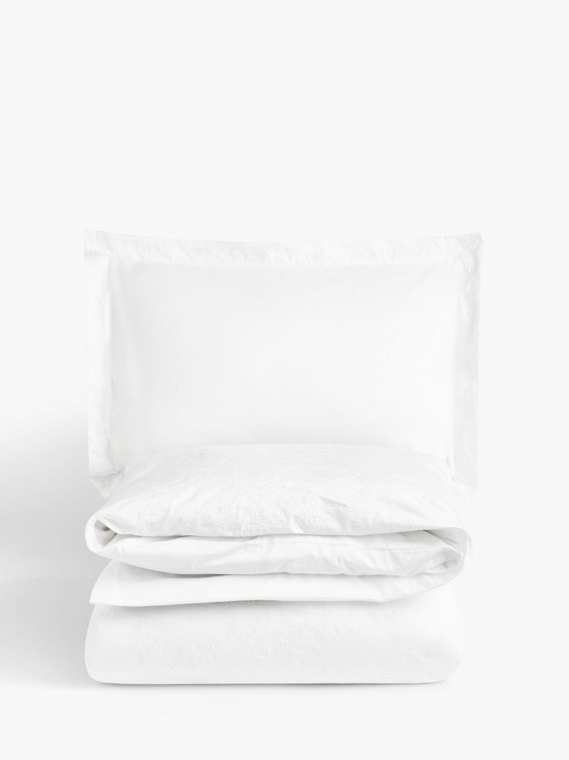 John Lewis Amelia embroidered sateen duvet cover set - British product