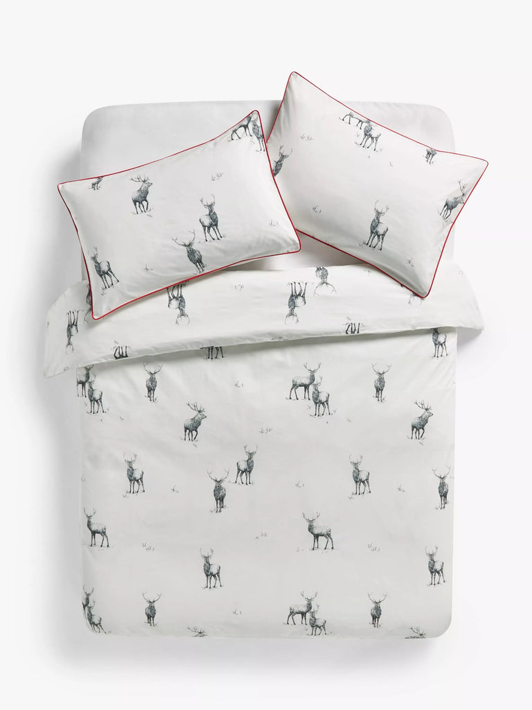 John Lewis Stag Scene Duvet Cover Set